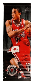 Derrick Rose Signed Chicago Bulls Banner